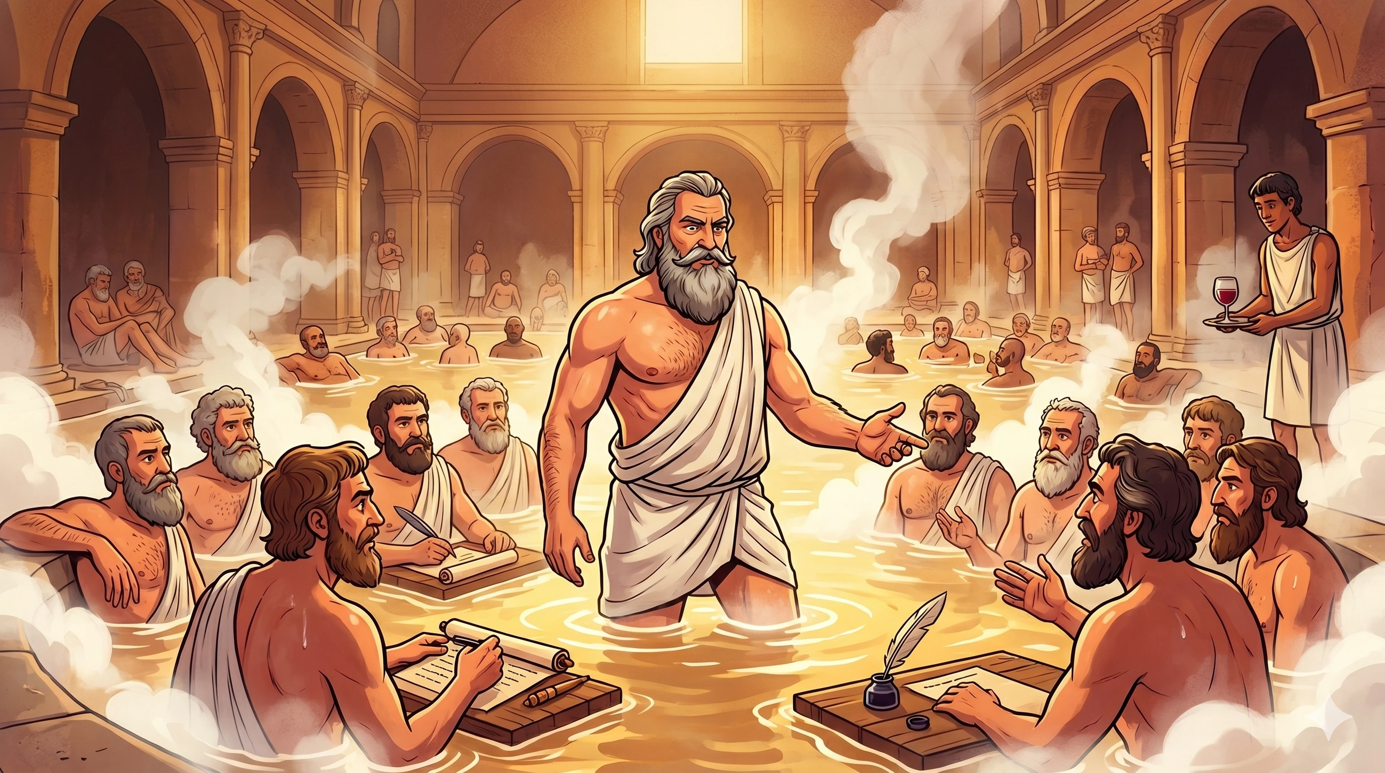 Carlomagno en termas